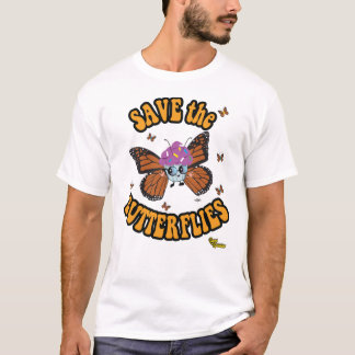 Salve as borboletas T-Shirt