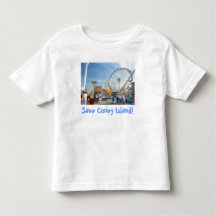 Salve Coney Island! Camiseta de criança