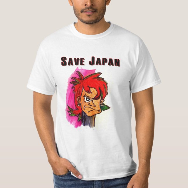 Salve JAPÃO T-Shirt Punk Boy (Frente)