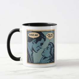 Salve-me em JPG ou PDF Caneca de Café Engraçada de