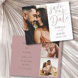 Salve Nossa Data Rosa Orçamento Foto Casamento 
