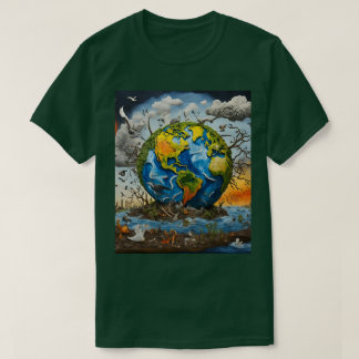 Salve nossa Terra de T-Shirt Aquecendo Global
