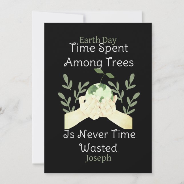 salve nossa terra, dia da Terra, terra do amor, ci (Frente)