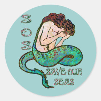 Salve nosso adesivo do mar