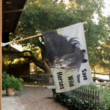 Salve nosso fluxo de jato de cavalos selvagens