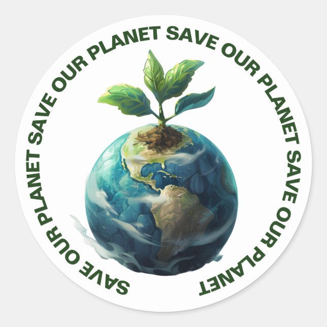 Salve nossos adesivos planetários (Frente)