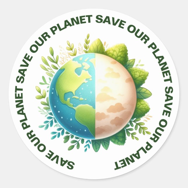 Salve nossos adesivos planetários (Frente)
