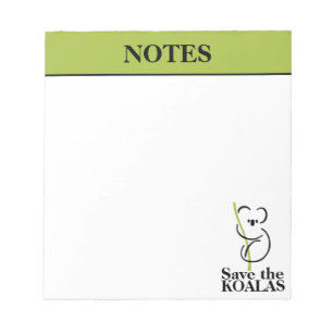 Salve o Bloco de Notas de Koalas