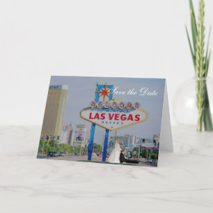 Salve o Cartão de Casamento de Las Vegas com B&G