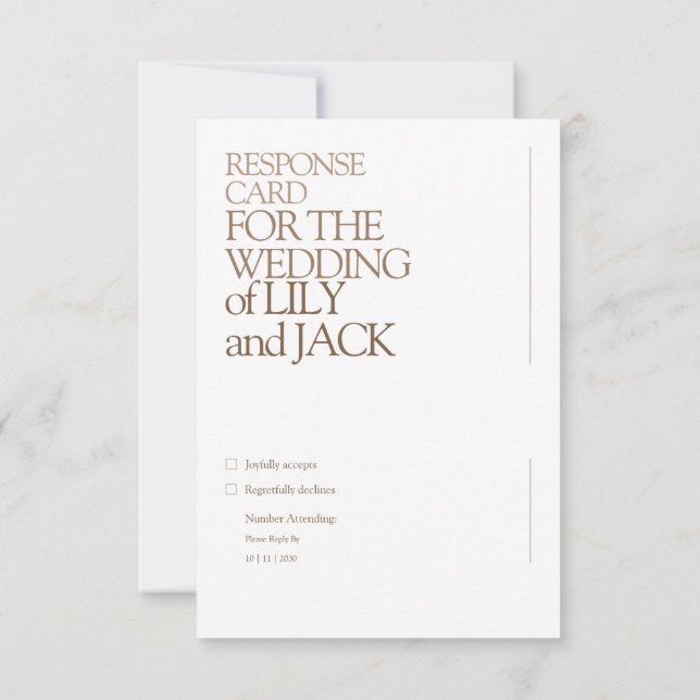 Salve o cartão de data com o RSVP de fotos (Verso)