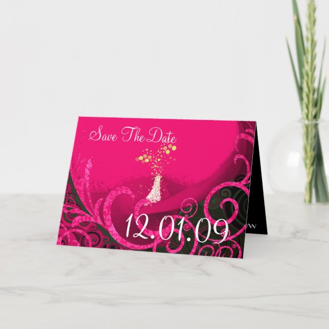 Salve o Cartão Postal de Lírio Cala Raspberry (Frente)