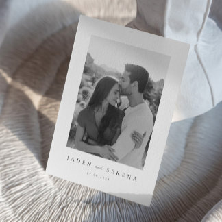 Salve o convite para o casamento Elegante