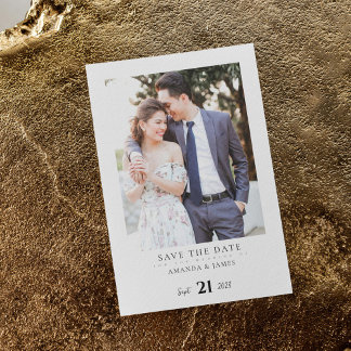 Salve o convite para o casamento Elegante