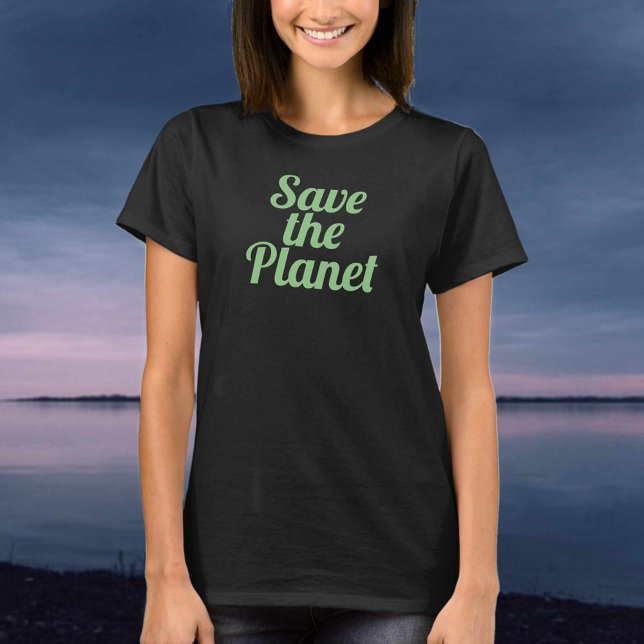 Salve o Planeta T-Shirt (Criador carregado)