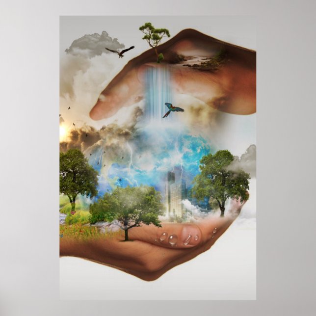 Salve o poster mundial (Frente)