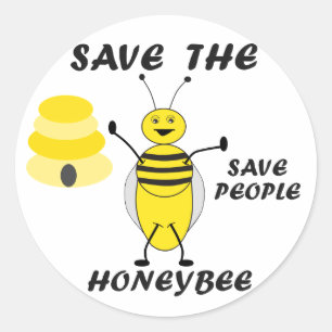 Salve os adesivos HoneyBee