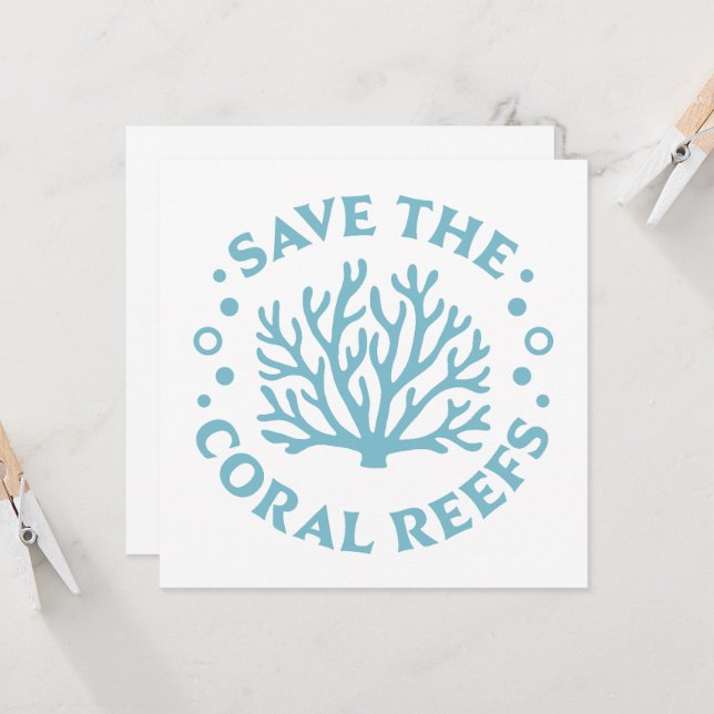Salve os recifes de coral (Frente/Verso In Situ)