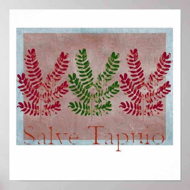 Salve Tapuio Leaf Poster (Frente)