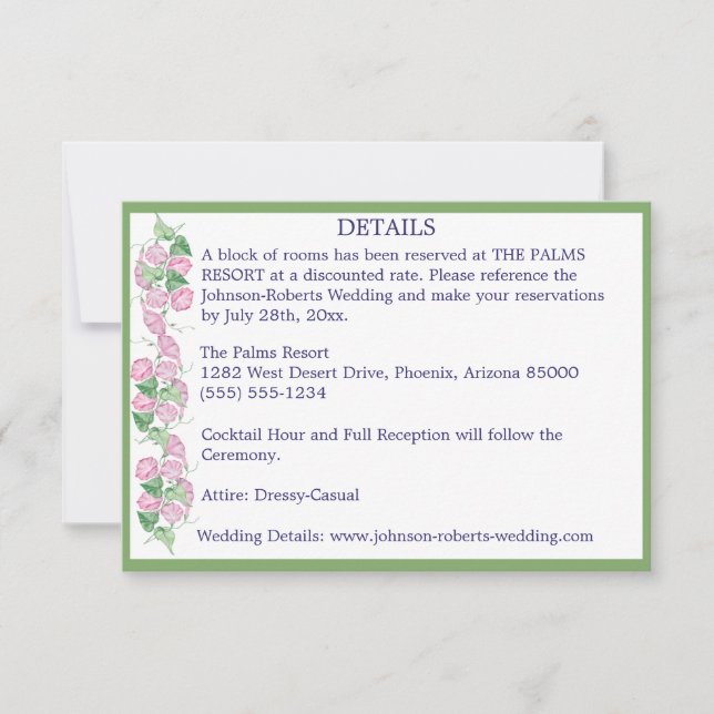 Sálvia com Detalhes de Flores Rosas Cartões (Frente)