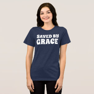 SALVO POR t-shirts GRACE, Camisetas cristãs
