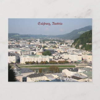 Salzburgo, Áustria Cartão postal