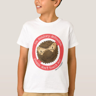 Sam, a camiseta Hedgehog... EU SOU DEFENSIVA SENSO
