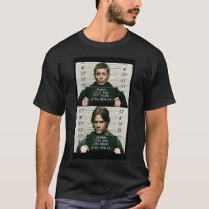 Sam e Dean Mugshots Clássicos de T-Shirt
