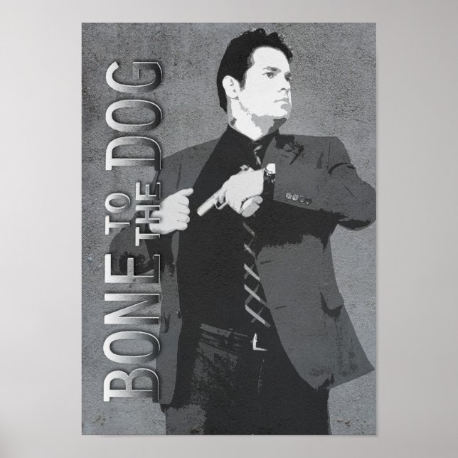 Sam em Ação Bone ao Poster de Cachorro (Frente)