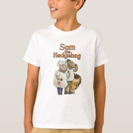 Sam o t-shirt do ouriço - família inteira