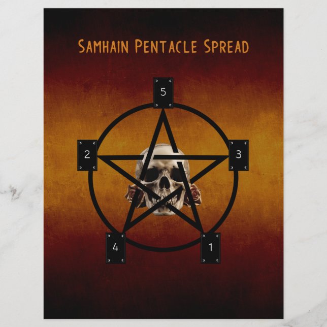 Samhain Tarot Espalha 2 Papel Lado Livro de Sombra (Frente)