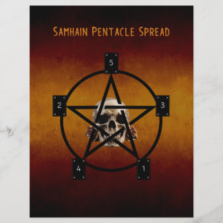Samhain Tarot Espalha 2 Papel Lado Livro de Sombra