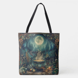 Samhain Tote Bags nórdico - Design de Caldeirão de