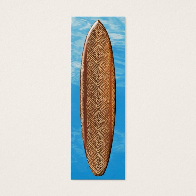 Samoan Tapa Surfboard Bookmark (Frente)