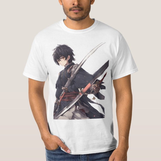 Samouraï-Guerreiro - Camisa T - Espada Guerreira J (Frente)