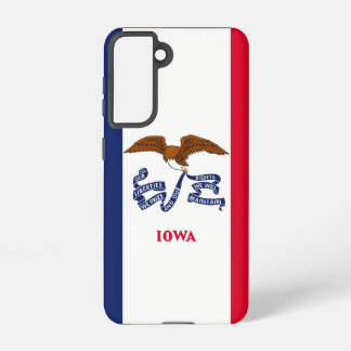 Samsung Galaxy S21 Case Flag de Iowa, EUA