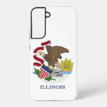 Samsung Galaxy S22 Plus Case Flag de Illinois