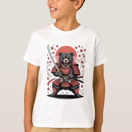 Samurai Bear  Kids Basic T-Shirt