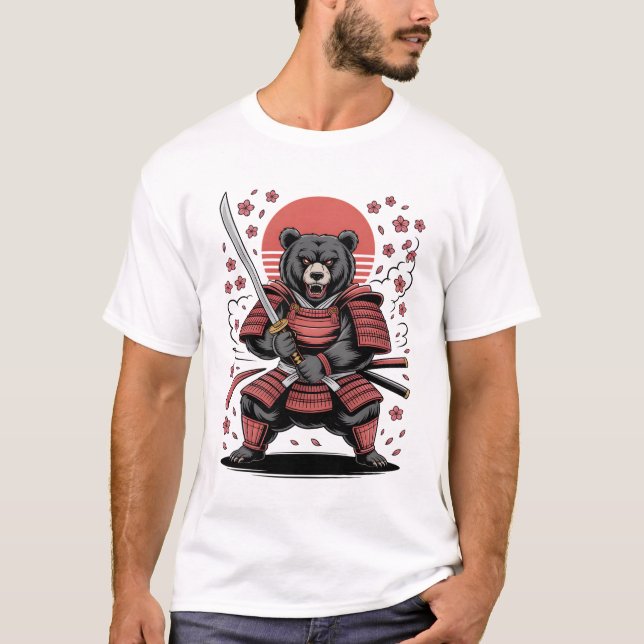 Samurai Bear T-Shirt (Frente)