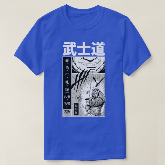 Samurai Camisa Arrepita Artes Marciais Japonesas  (Frente do Design)