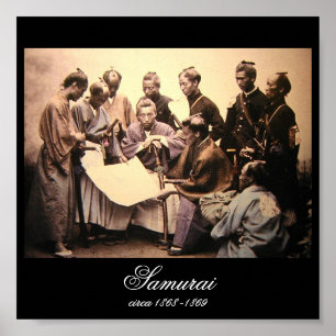 Samurai cerca de 1868-1869 posters (da foto)