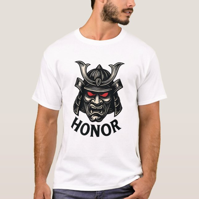 Samurai Courage and Honor T-Shirt (Frente)