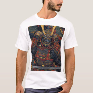 Samurai - Estilo de Arte Minimalista T-Shirt Inspi