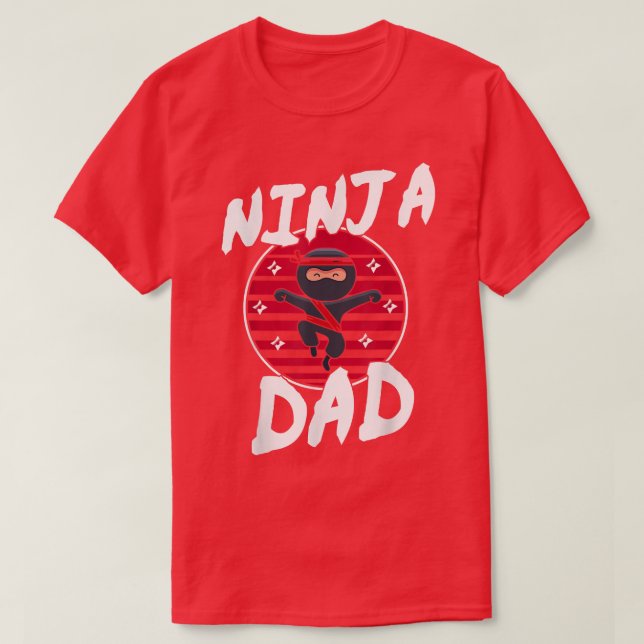 Samurai - Father Ninja Dad T-Shirt Copy Copy Copy  (Frente do Design)