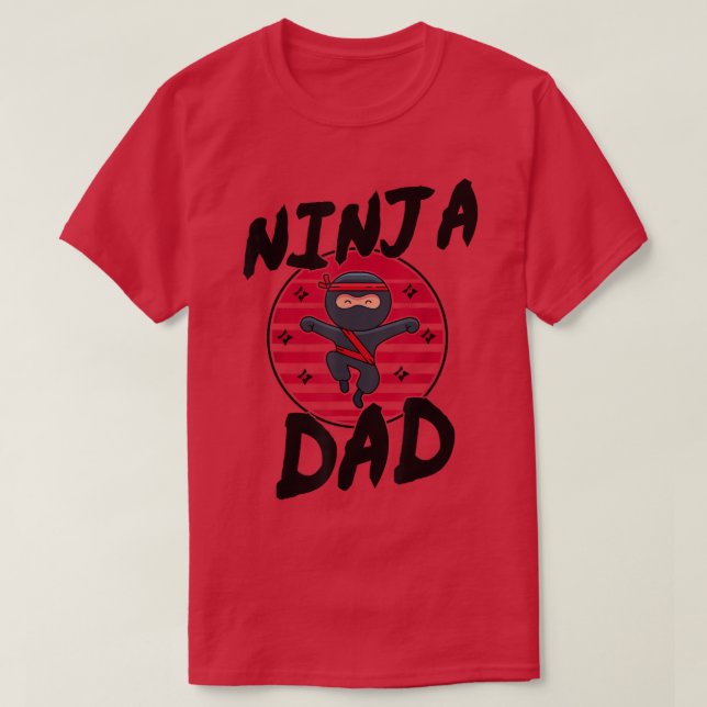 Samurai - Father Ninja Dad T-Shirt Copy Copy Copy  (Frente do Design)