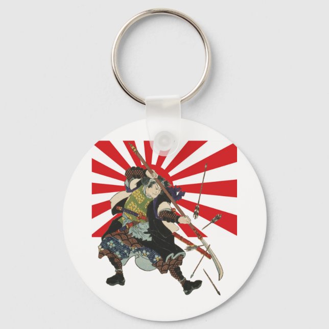 Samurai Flag Chaveiro (Frente)
