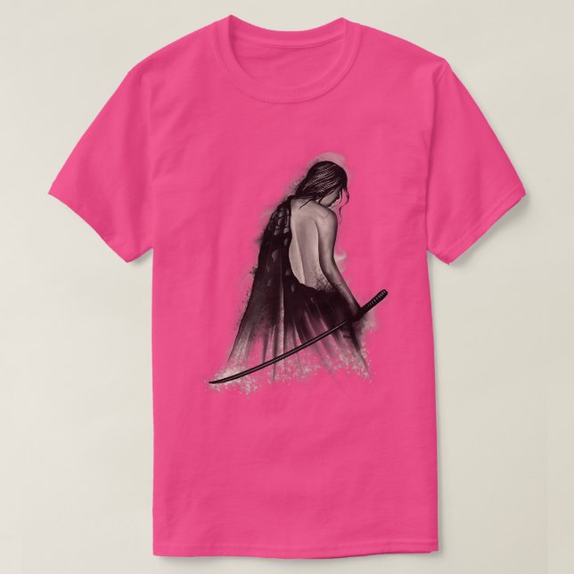 Samurai Japão - Camisa de T Premium em Artes Marci (Frente do Design)