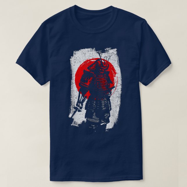Samurai Japão Warrior Japonês T-Shirt Copy (Frente do Design)