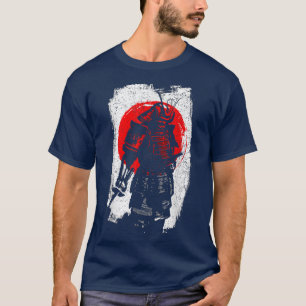 Samurai Japão Warrior Japonês T-Shirt Copy