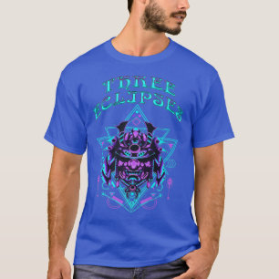 Samurai Japonês Cyborg Oni Mask Premium T-Shirt C