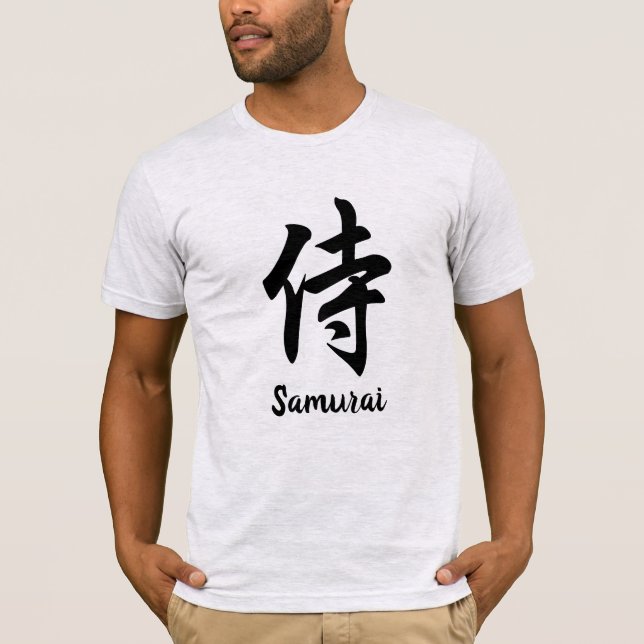 Samurai Japonês Kanji T-Shirt (Frente)